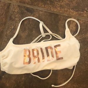 Bride swimsuit top